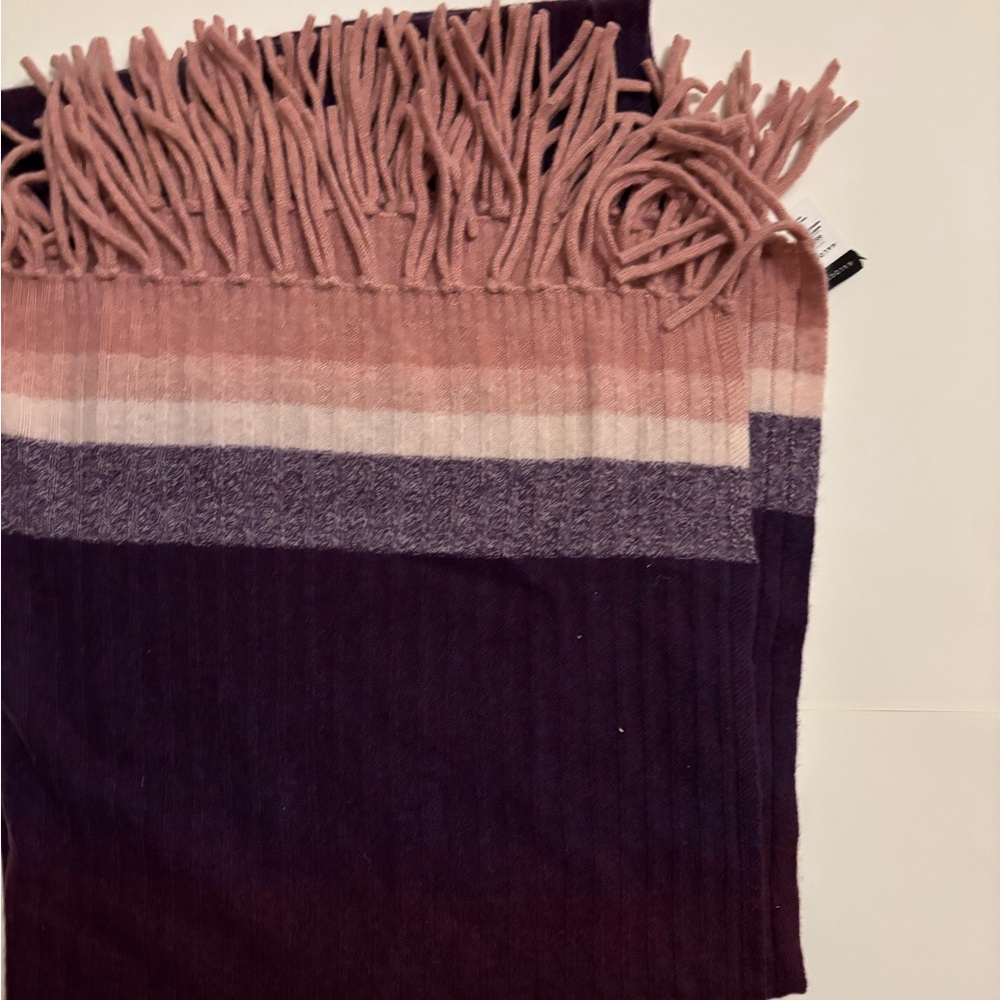 New Halogen Multicolor Striped Scarf